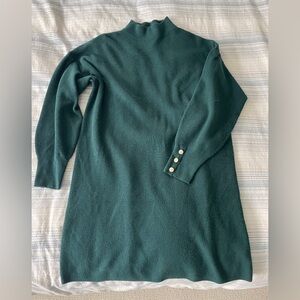 RW&CO. Hunter green Knit Sweater dress